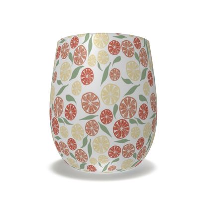 Citrus Grove Water Glass
