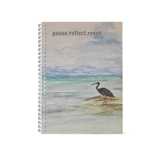 Crane in Cancun Spiral Note Books