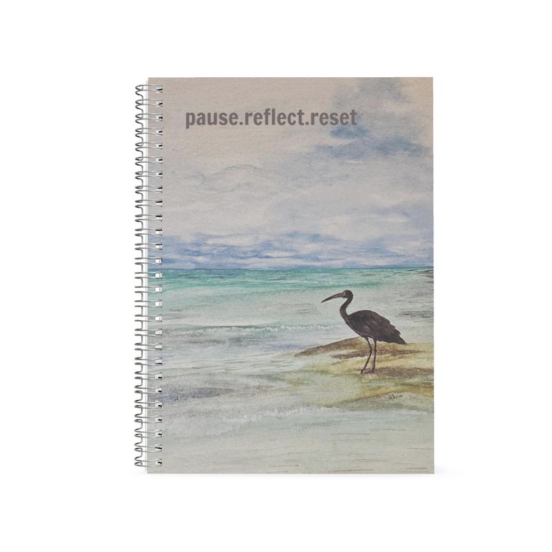 Crane in Cancun Spiral Note Books