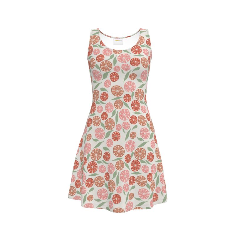Citrus Grove Skater Dress