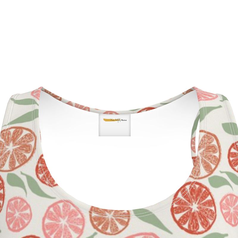Citrus Grove Skater Dress