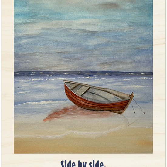 Video - Unboxing of the wood print, and detailed view of the 20mm Wood Print, size 8 x 12" 